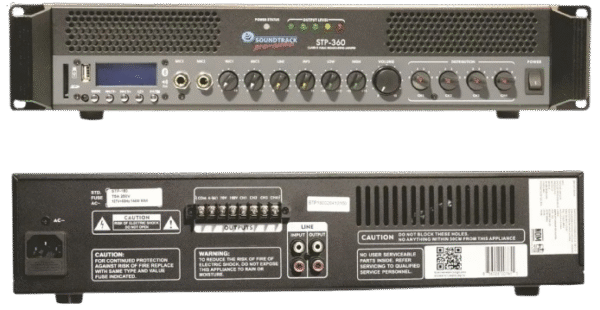 AMPLIFICADOR 4 ZONA SOUNDTRACK 360W - Imagen 2