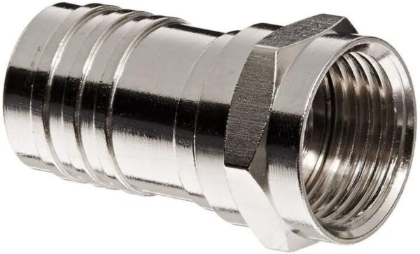CONECTOR F PARA CABLE RG-6 ROSCA - Imagen 2